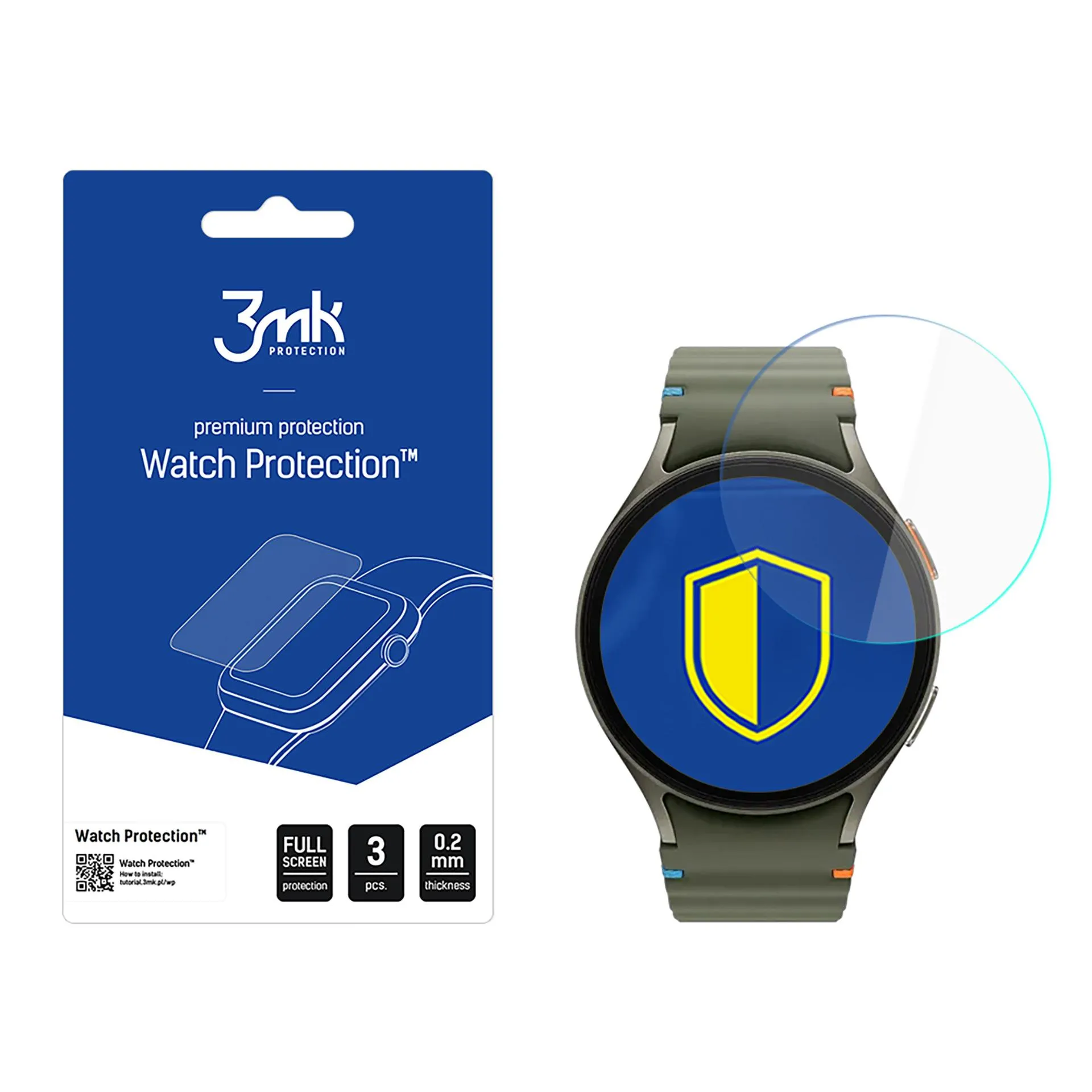 Szkło hybrydowe 3mk FlexibleGlass do Galaxy Watch 7 40mm