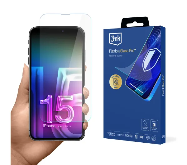 3mk FlexibleGlass Pro do iPhone 15 Pro Max