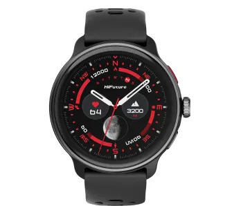 Smartwatch HiFuture VELA 46mm GPS Funkcje AI Czarny