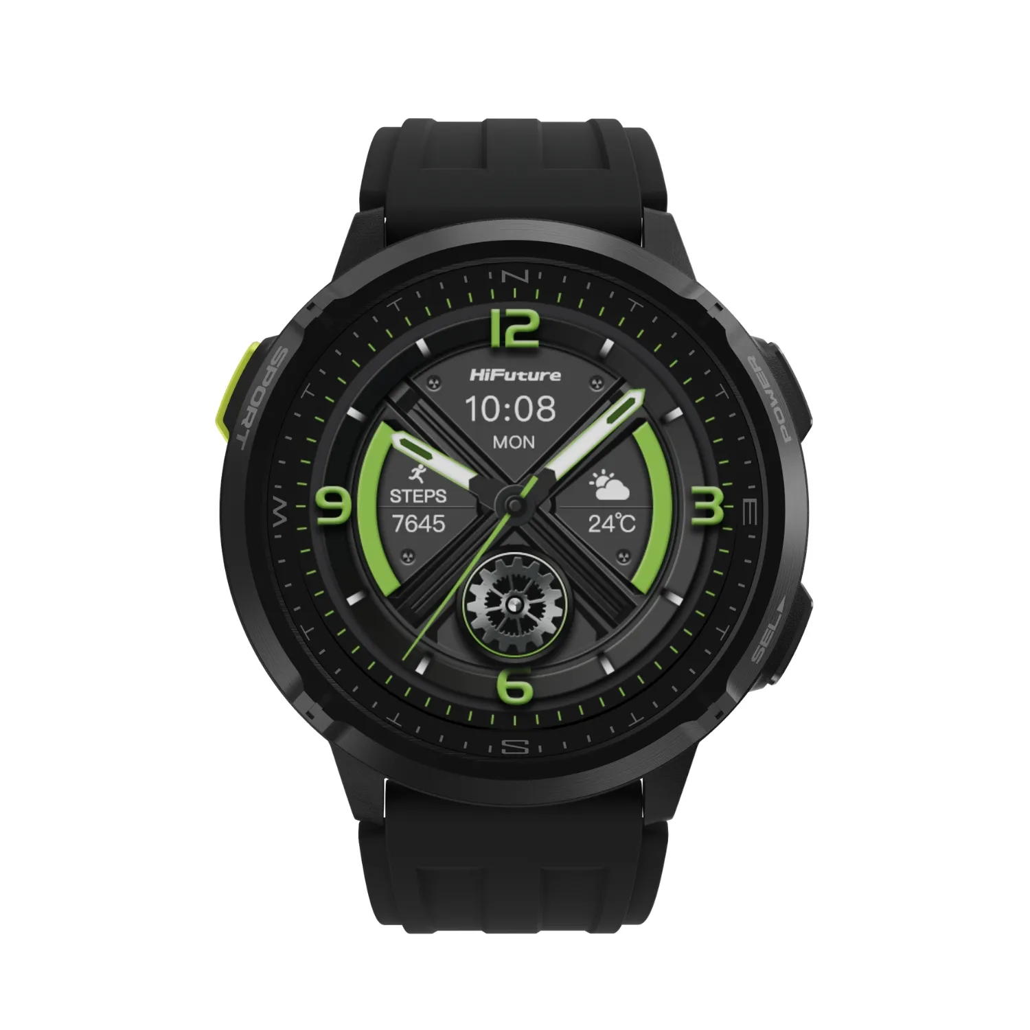 Smartwatch HiFuture MIX3 AMOLED Funkcje AI Czarny