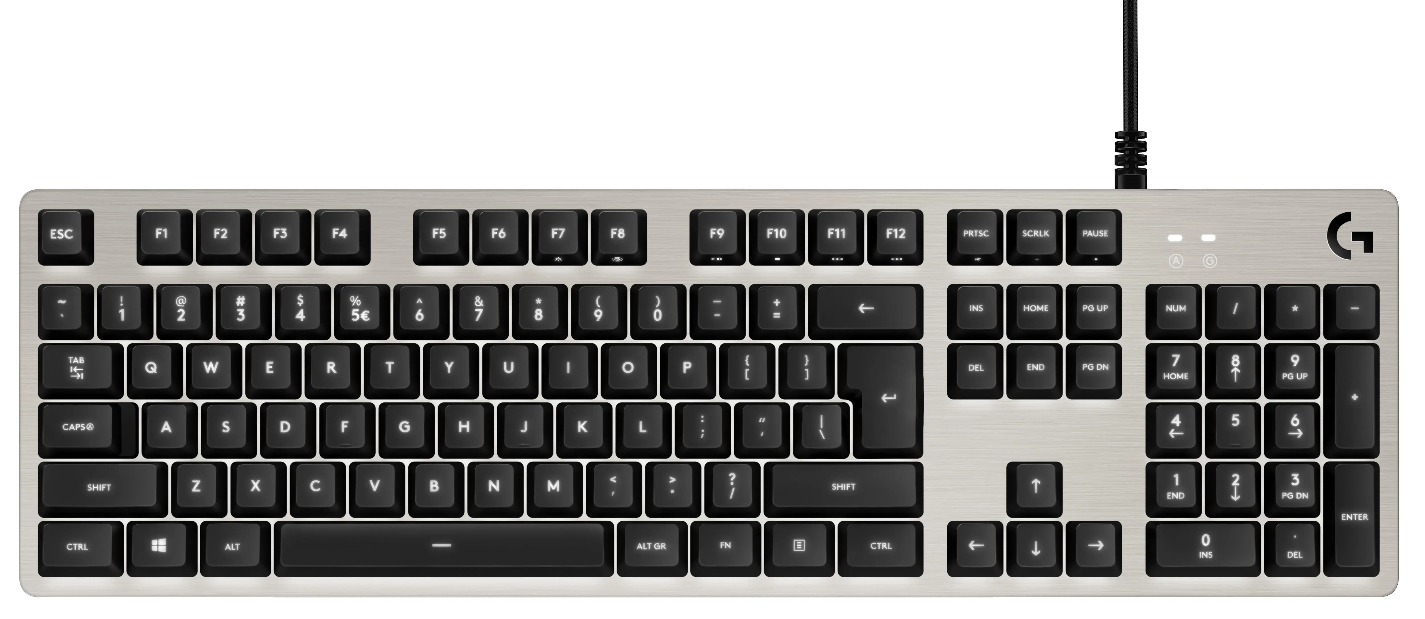 Klawiatura mechaniczna Logitech G413 Srebrny