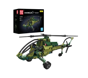 Klocki Mould King Exploration Helicopter 24052 Zestaw klocków z 284 elementów