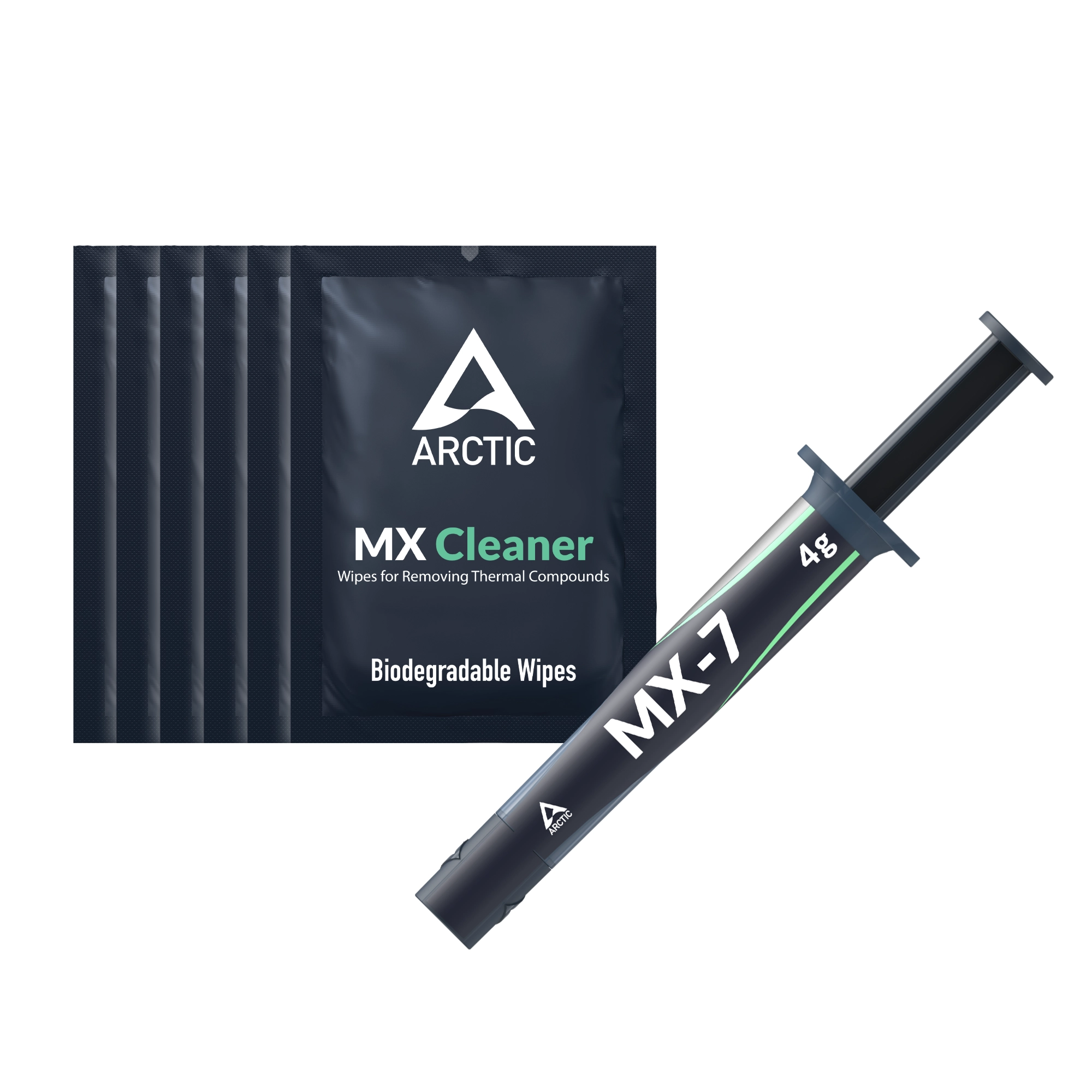 Pasta termoprzewodząca Arctic MX-7 4g + MX Cleaner