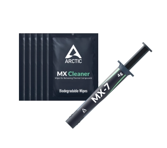 Pasta termoprzewodząca Arctic MX-7 4g + MX Cleaner