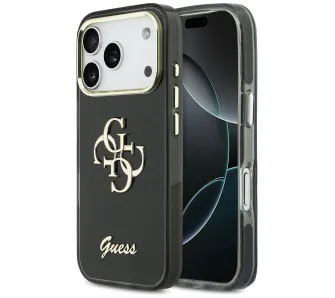 Etui Guess IML 4G Script Metal do iPhone 17 Pro Czarny