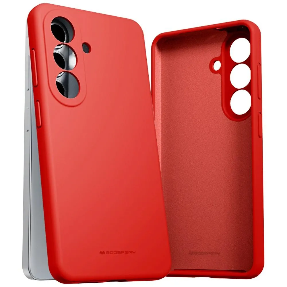 Etui Mercury Silicone do Galaxy S26 Czerwony
