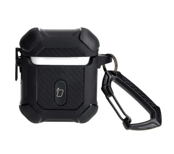 Bizon Case Headphone Armor do AirPods 2 / 1 Czarny