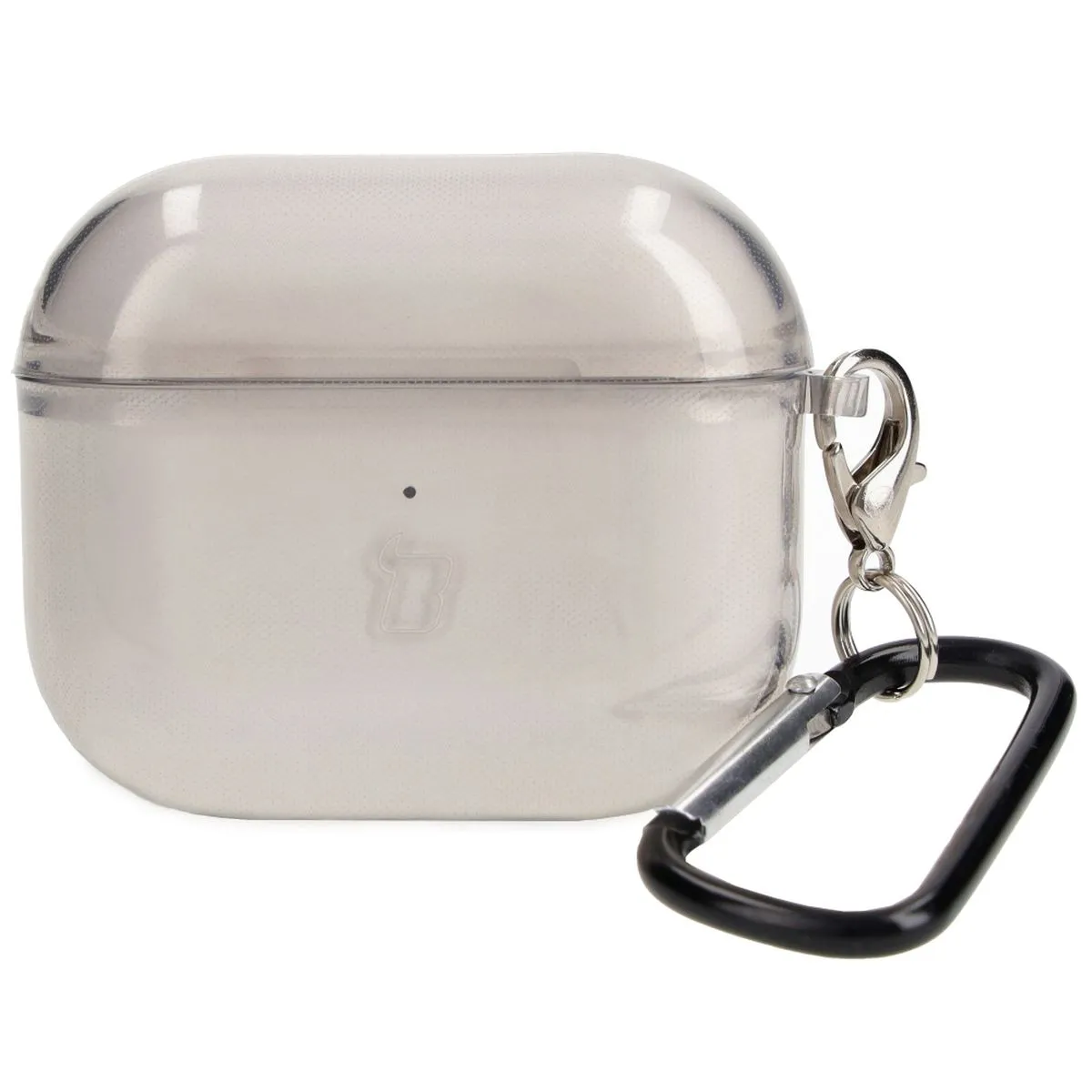 Etui na słuchawki Bizon Case Headphone Clear do AirPods 3 Przeźroczysty-Czarny