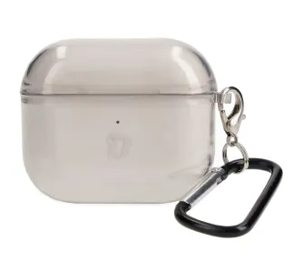 Etui na słuchawki Bizon Case Headphone Clear do AirPods 3 Przeźroczysty-Czarny