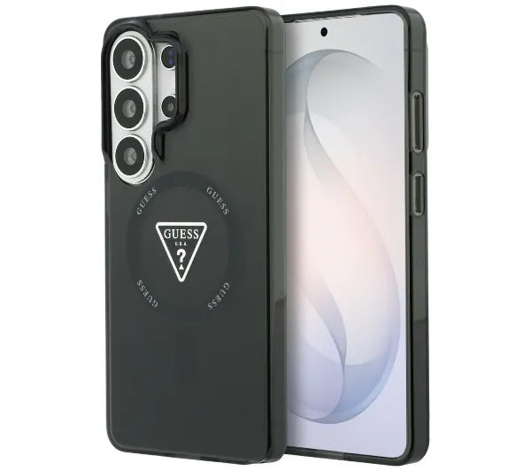 Guess IML Gradient Triangle MagSafe do Galaxy S26 Ultra Czarny