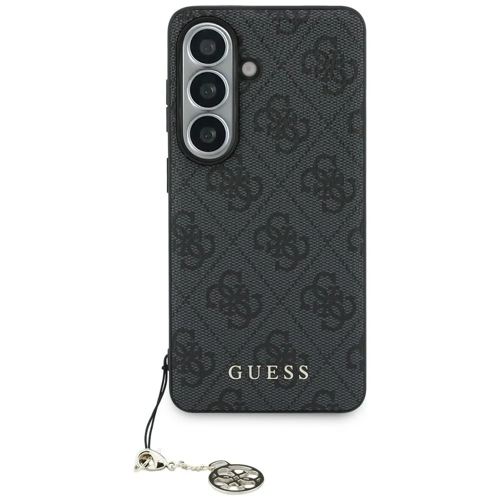 Etui Guess 4G Classic Logo Charm MagSafe do Galaxy S26 Czarny