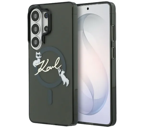 Karl Lagerfeld IML KC Script MagSafe do Galaxy S26 Ultra Czarny