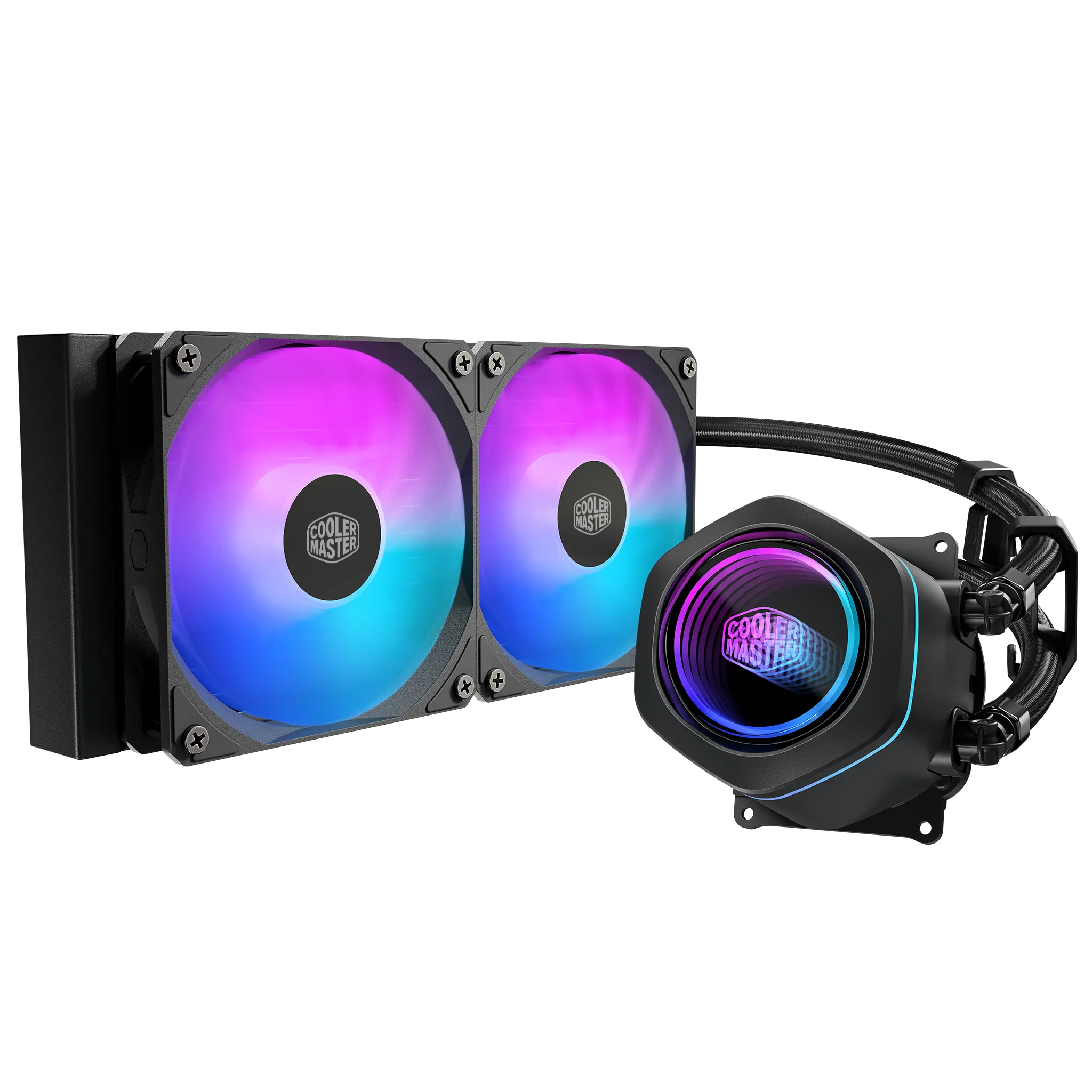 Chłodzenie Cooler Master MasterLiquid Core Nex 240 RGB Czarny