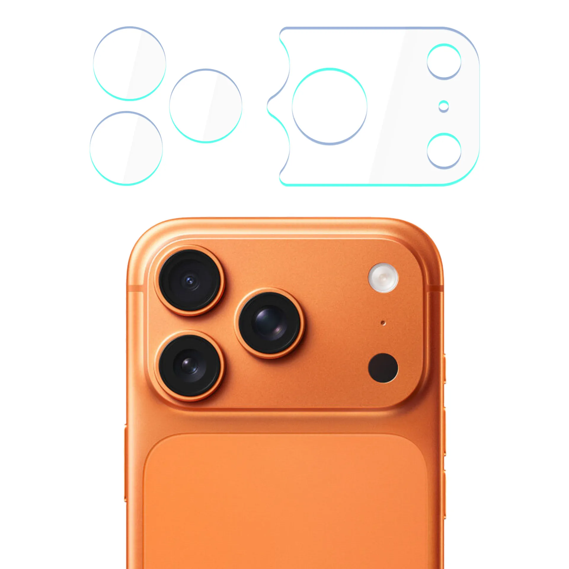 Szkło hybrydowe 3mk Lens Protection do iPhone 17 Pro