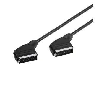 Kabel audio-video Vivanco VVVXSCAR12MMK 1.2m Czarny
