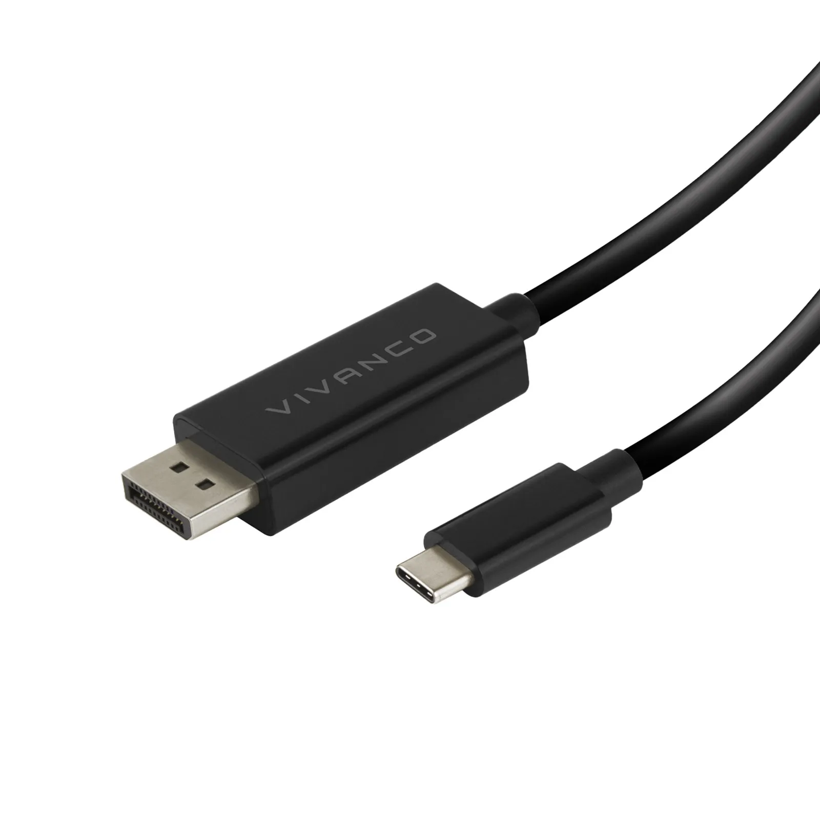 Kabel  audio-video Vivanco VVCABDPTC150K USB-C - DisplayPort 1,5m Czarny