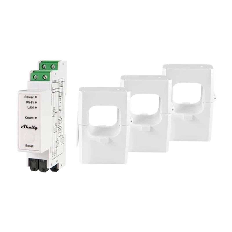 Miernik energii Shelly Pro 3EM 400A Wi-Fi/Bluetooth