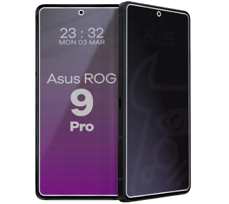 Szkło hybrydowe Bizon prywatyzujące Glass Mule Shadow do Asus ROG Phone 9 Pro