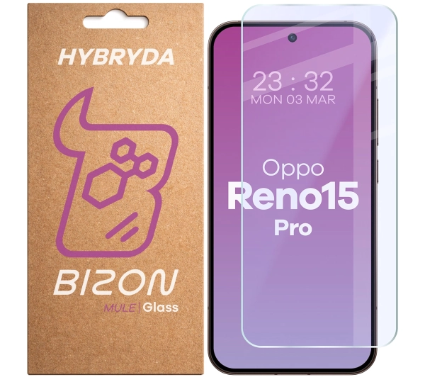 Bizon elastyczne Glass Mule do Oppo Reno 15 Pro