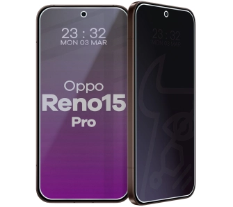 Szkło hybrydowe Bizon prywatyzujące Glass Mule Shadow do Oppo Reno 15 Pro