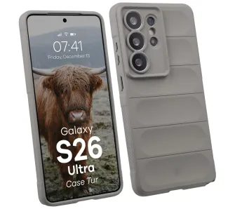 Etui Bizon Tur do Galaxy S26 Ultra Jasnoszary