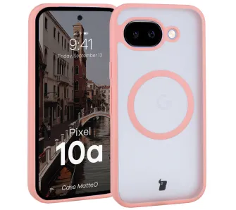 Etui Bizon MatteO do Google Pixel 10a Jasnoróżowy