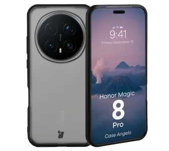 Etui Bizon Angelo do Honor Magic8 Pro Czarny