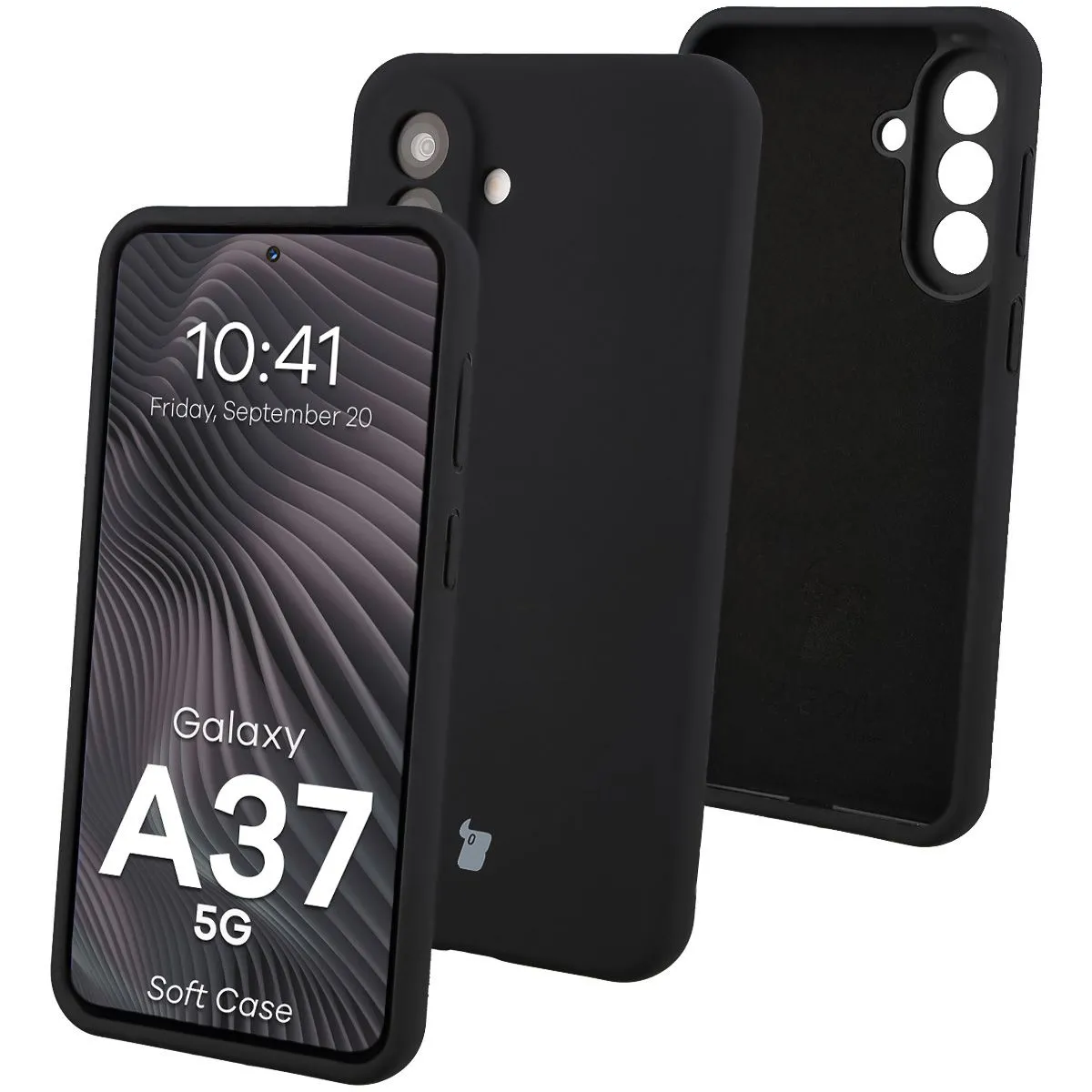 Etui Bizon Soft do Galaxy A37 5G Czarny