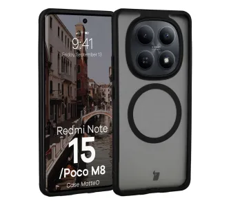 Etui Bizon MatteO do Xiaomi Redmi Note 15 / POCO M8 5G Czarny