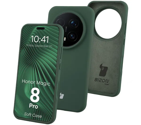 Bizon Soft do Honor Magic8 Pro Ciemnozielony