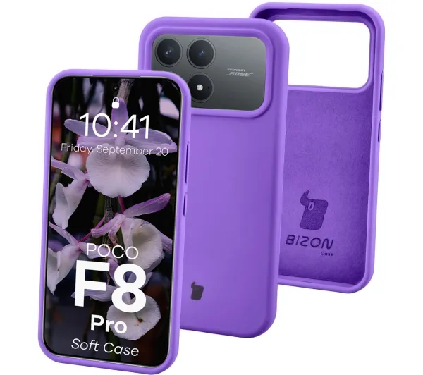 Bizon Soft do Xiaomi POCO F8 Pro Fioletowy