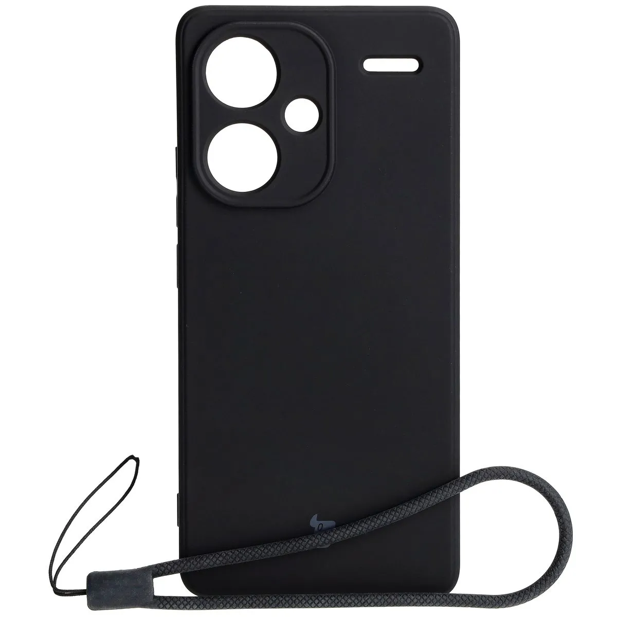 Etui Bizon Silicone Sq do Xiaomi Redmi Note 13 Pro Plus 5G Czarny