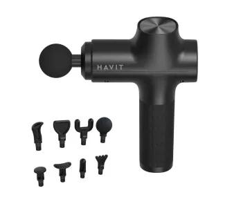 Pistolet do masażu Havit MG1503 8 nakładek 3000obr/min 3h
