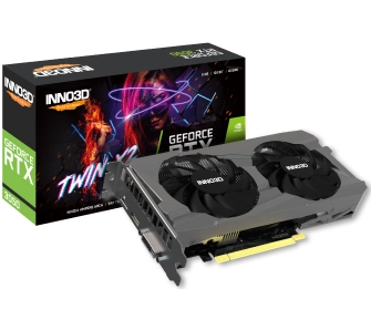 Karta graficzna Inno3D GeForce RTX 3050 Twin X2 V2 6GB GDDR6 96bit DLSS