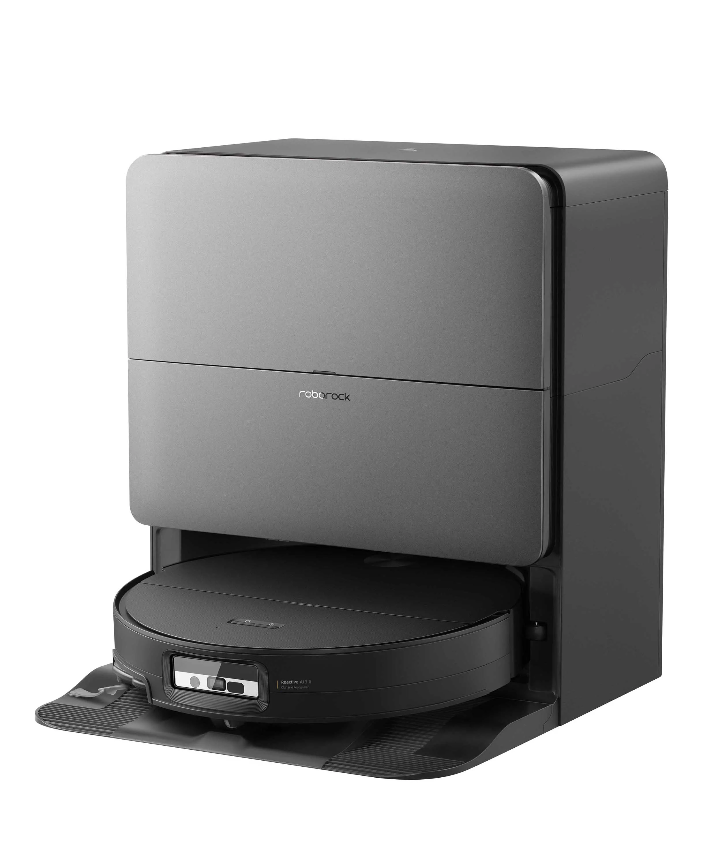 Robot sprzątający Roborock Saros 20 Sonic Complete Funkcja mopowania Stacja oczyszczająca Tworzenie mapy pomieszczenia Funkcje AI Czarny