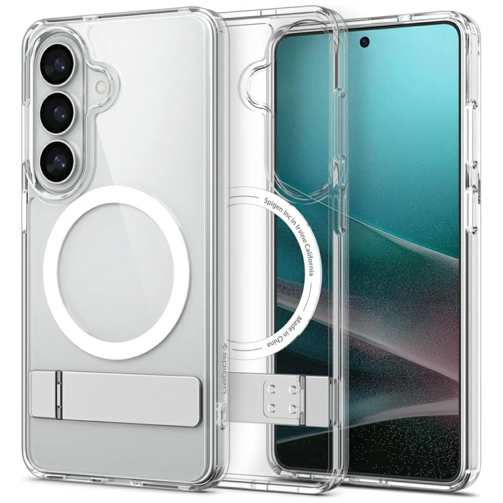 Etui Spigen Ultra Hybrid S Mag MagSafe do Galaxy S26 Clear white