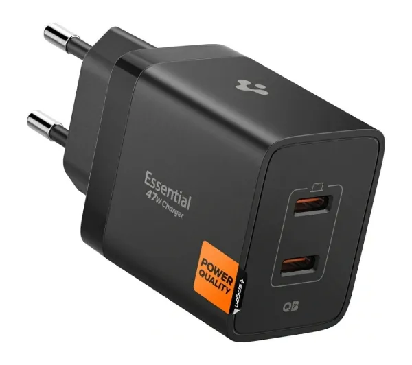 Ładowarka sieciowa SPIGEN Essential EE472EU 47W Czarny