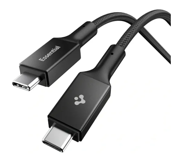 Kabel USB-C - USB-C SPIGEN EB10010CC Essential 100W 1 m Czarny