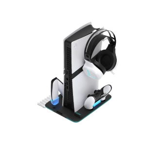 Wielofunkcyjna podstawka Yaxo Ice Storm NE Chłodząca i ładująca do PS5 Pro i PS5 Slim