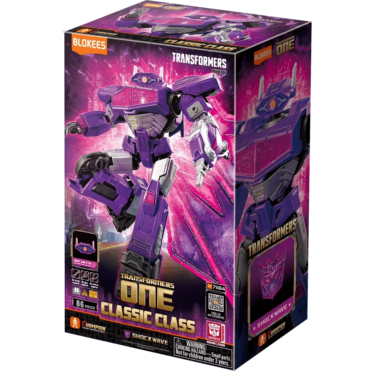 Model do składania Blokees Transformers Classic Class - Shockwave