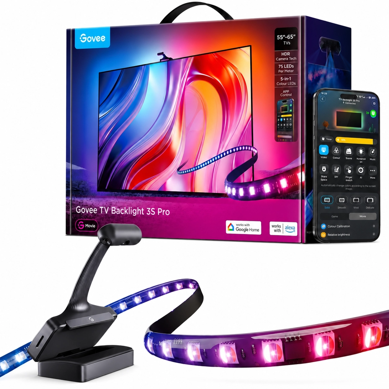 Taśma LED Govee R2A80 dla TV 55-65 cali