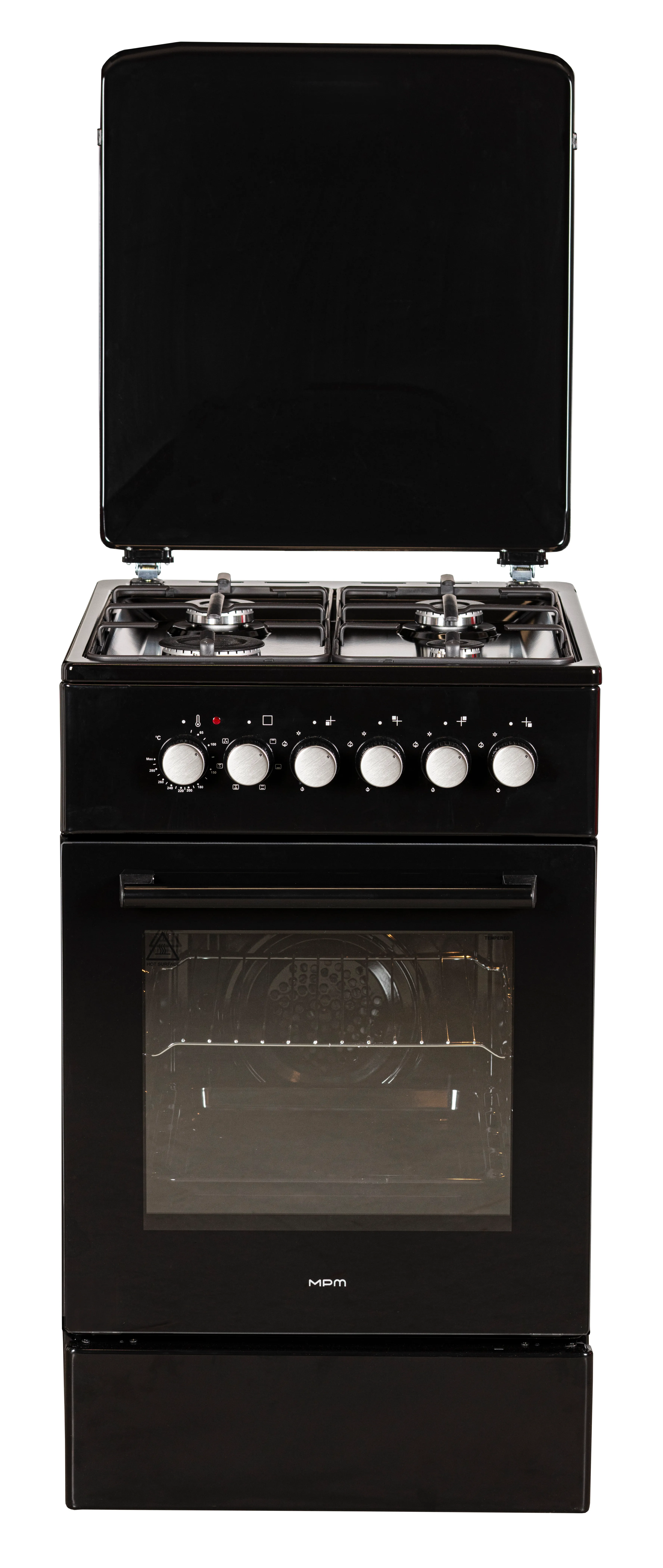 Kuchnia gazowo-elektryczna MPM 56-KGM-12B Termoobieg Grill