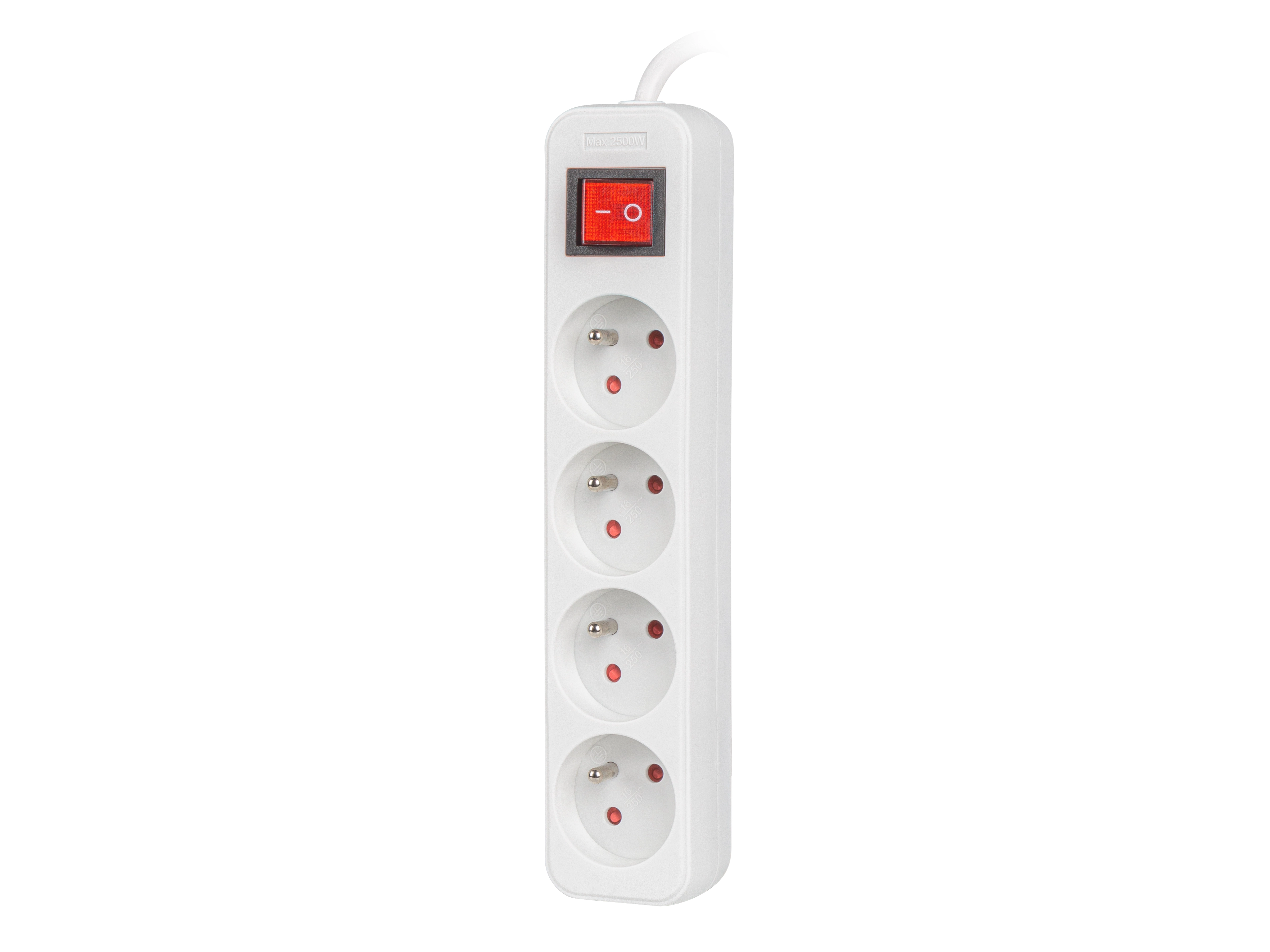 Listwa Lanberg PS1-04E-0150-W 4 gniazda 1,5m Biały