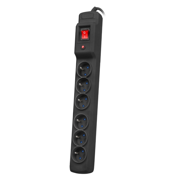 Listwa Armac MULTI M6 6 gniazd 1,5m Czarny