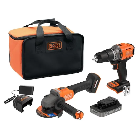 Zestaw elektronarzędzi Black&Decker BCK24E1SB-QW