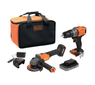 Zestaw elektronarzędzi Black&Decker BCK24E1SB-QW