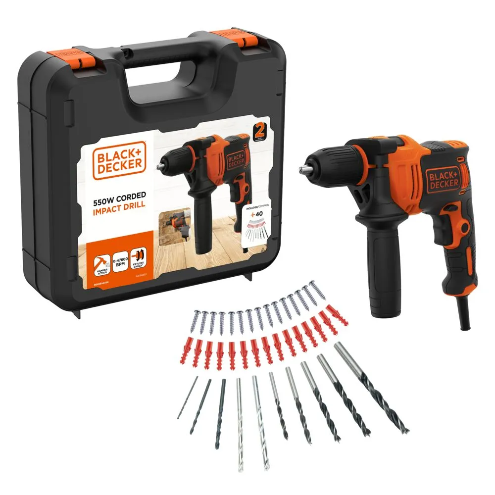 Wiertarka Black&Decker BEH550A40K-QS