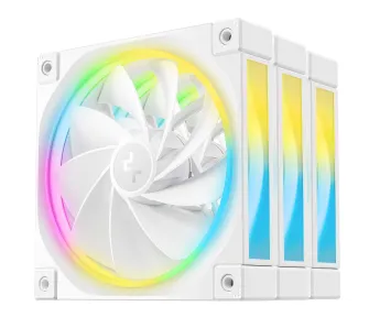 Zestaw wentylatorów DeepCool FL12R RGB 120mm 3szt. Biały
