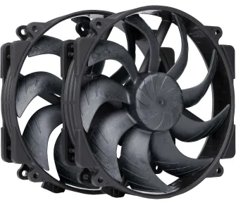 Zestaw wentylatorów Noctua NF-A14x25r G2 PWM chromax.black 140mm 2szt. Czarny