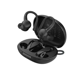 Słuchawki bezprzewodowe Belkin SoundForm ActiveFit Dokanałowe z zaczepami Bluetooth 5.4, Czarny